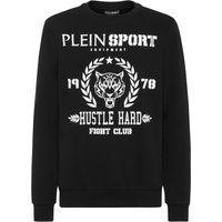 Fleece-Sweatshirt mit Tiger-Grafikprint