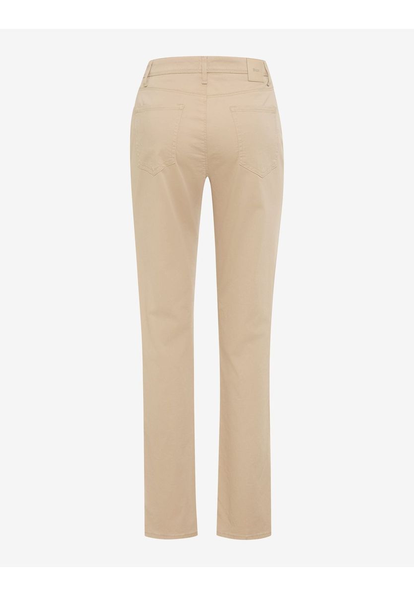 Gerade Bein Five-Pocket Satin Jeans