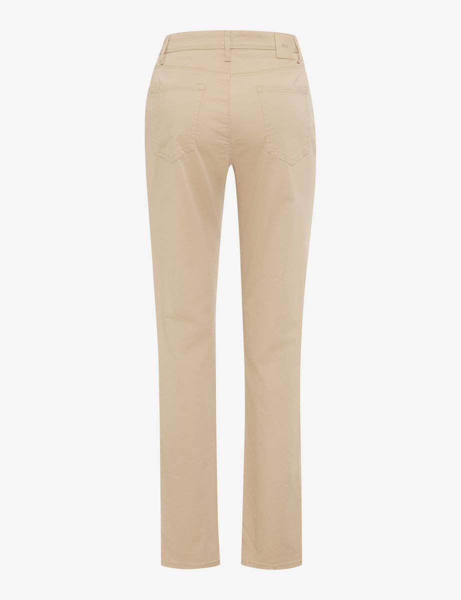 Gerade Bein Five-Pocket Satin Jeans