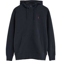 Kapuzensweatjacke mit Logo-Stickerei