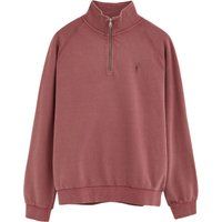 Sweatshirt mit Viertelreißverschluss und Stehkragen