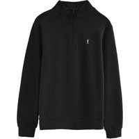 Klassischer Pullover mit hohem Reißverschlusskragen