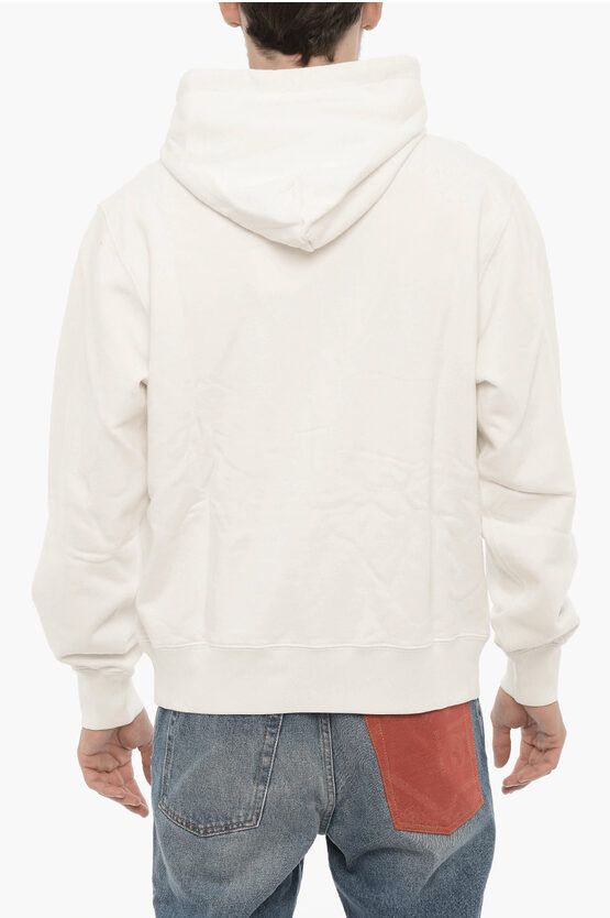Hoodie mit Logo-Druck und Kordelzug