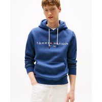 Klassischer Kapuzenpullover mit Logo-Stickerei