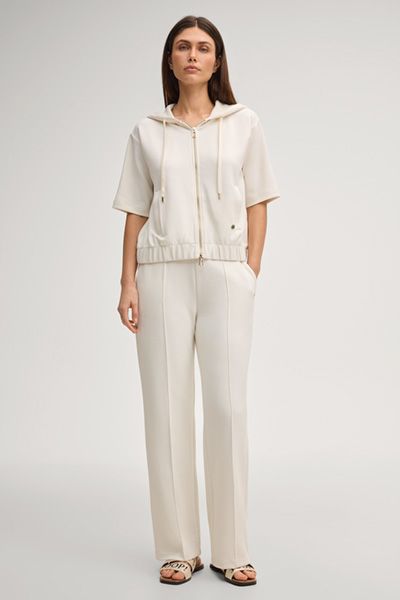 Joop! Talila Offwhite Jogginghose mit Kordelzug und Biesen