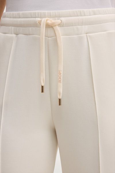 Joop! Talila Offwhite Jogginghose mit Kordelzug und Biesen