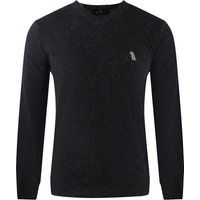 Klassischer Wollpullover mit V-Ausschnitt