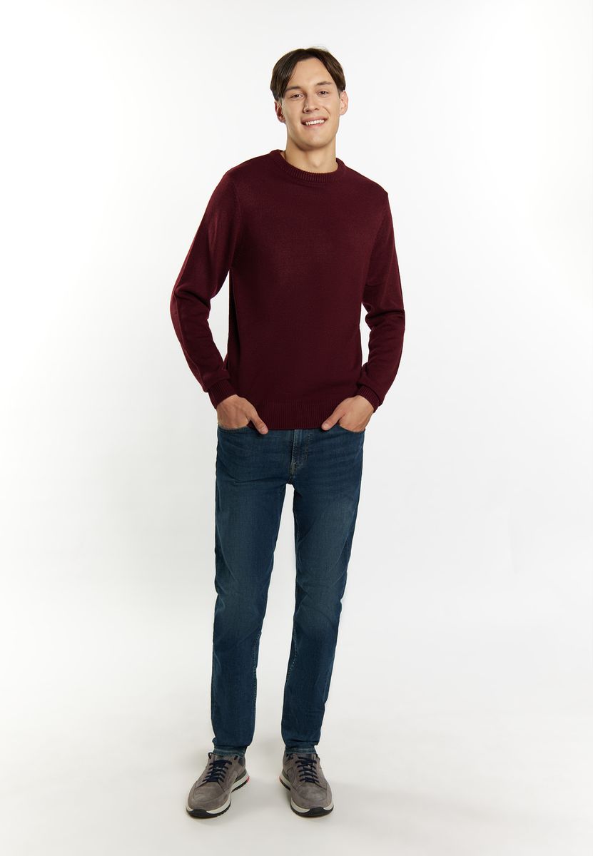 Minimalistischer Slim-Fit Strickpullover