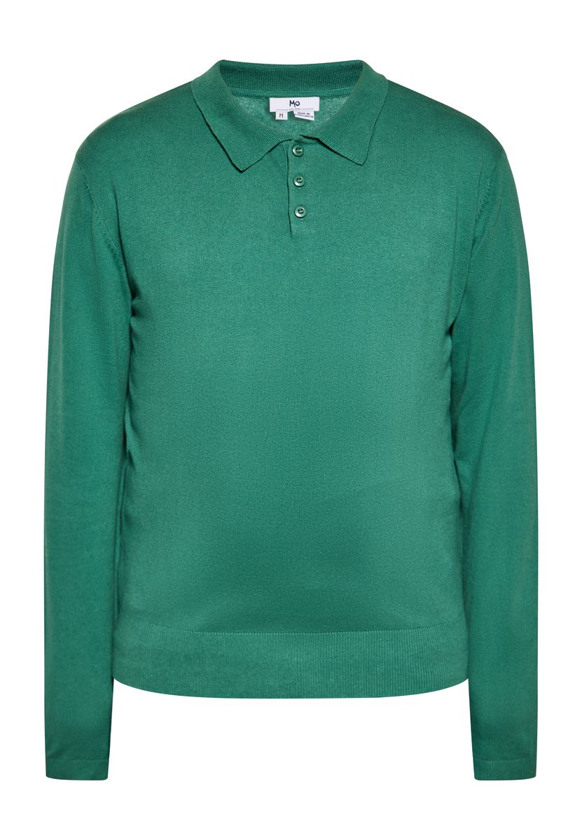 Klassischer Polopullover aus Strick