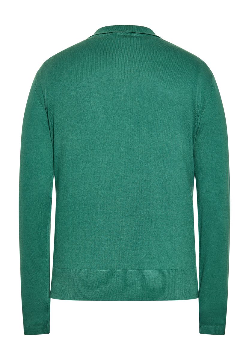 Klassischer Polopullover aus Strick