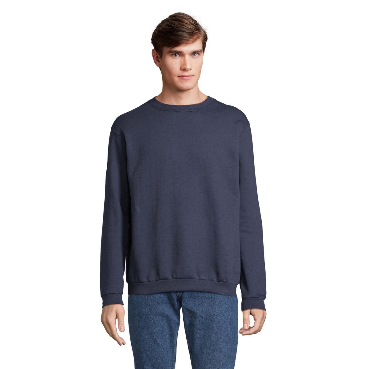 Klassisches Baumwoll-Mix Sweatshirt