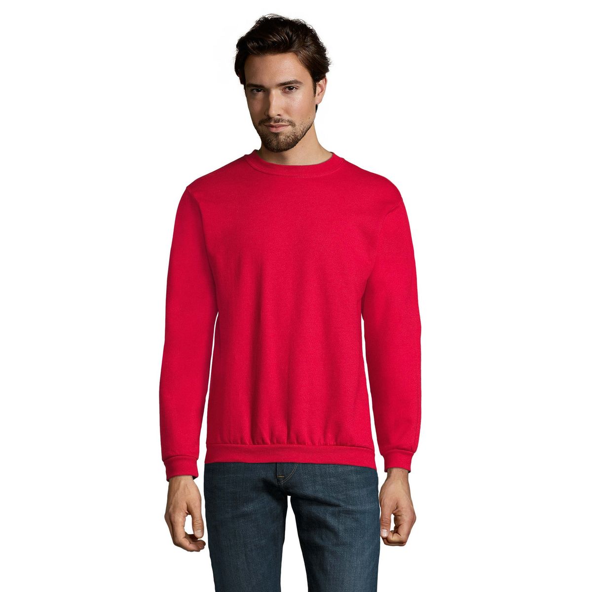 Klassisches Sweatshirt mit Rundhalsausschnitt