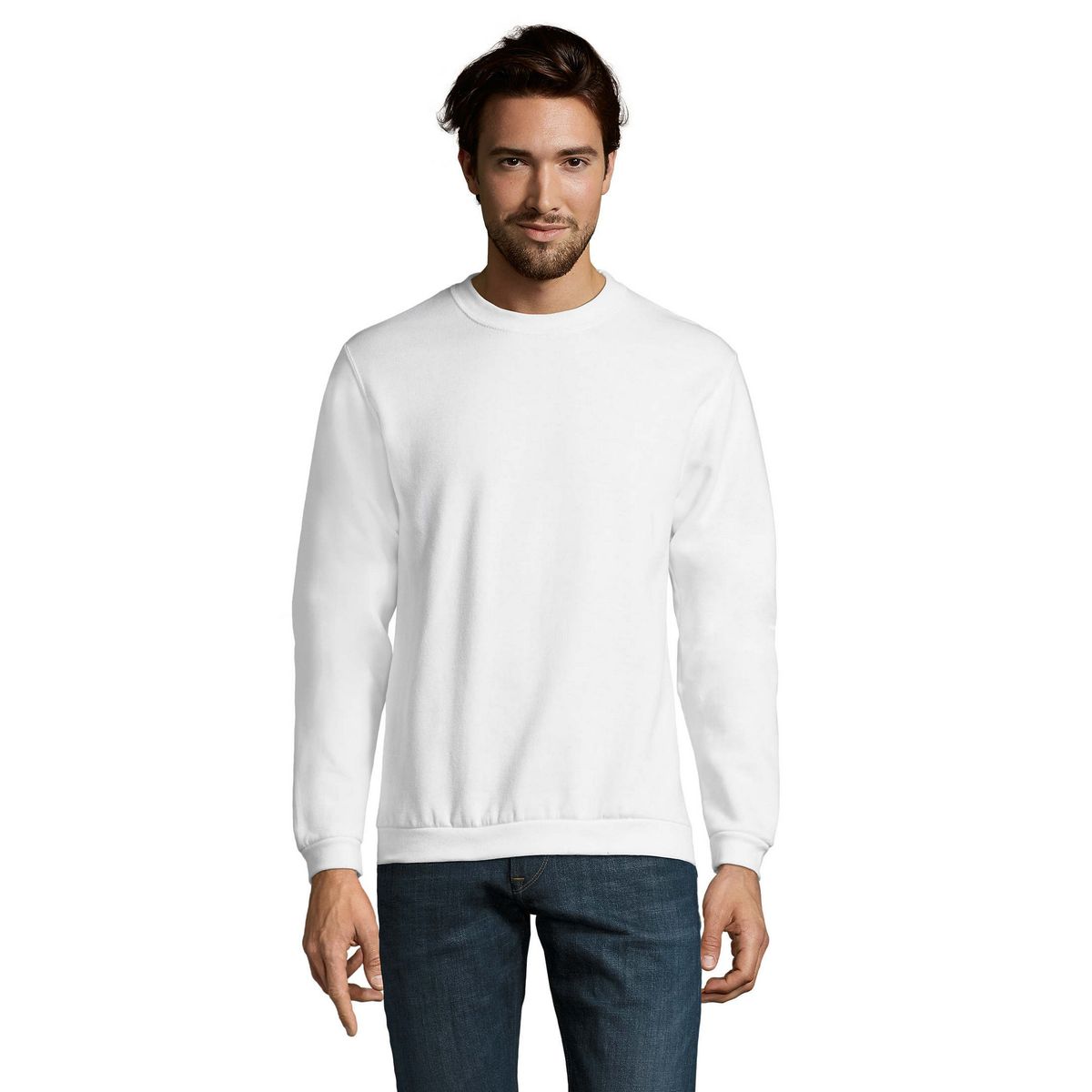 Klassisches Sweatshirt mit Rundhalsausschnitt