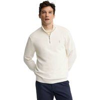 Strickpullover mit Viertelreißverschluss