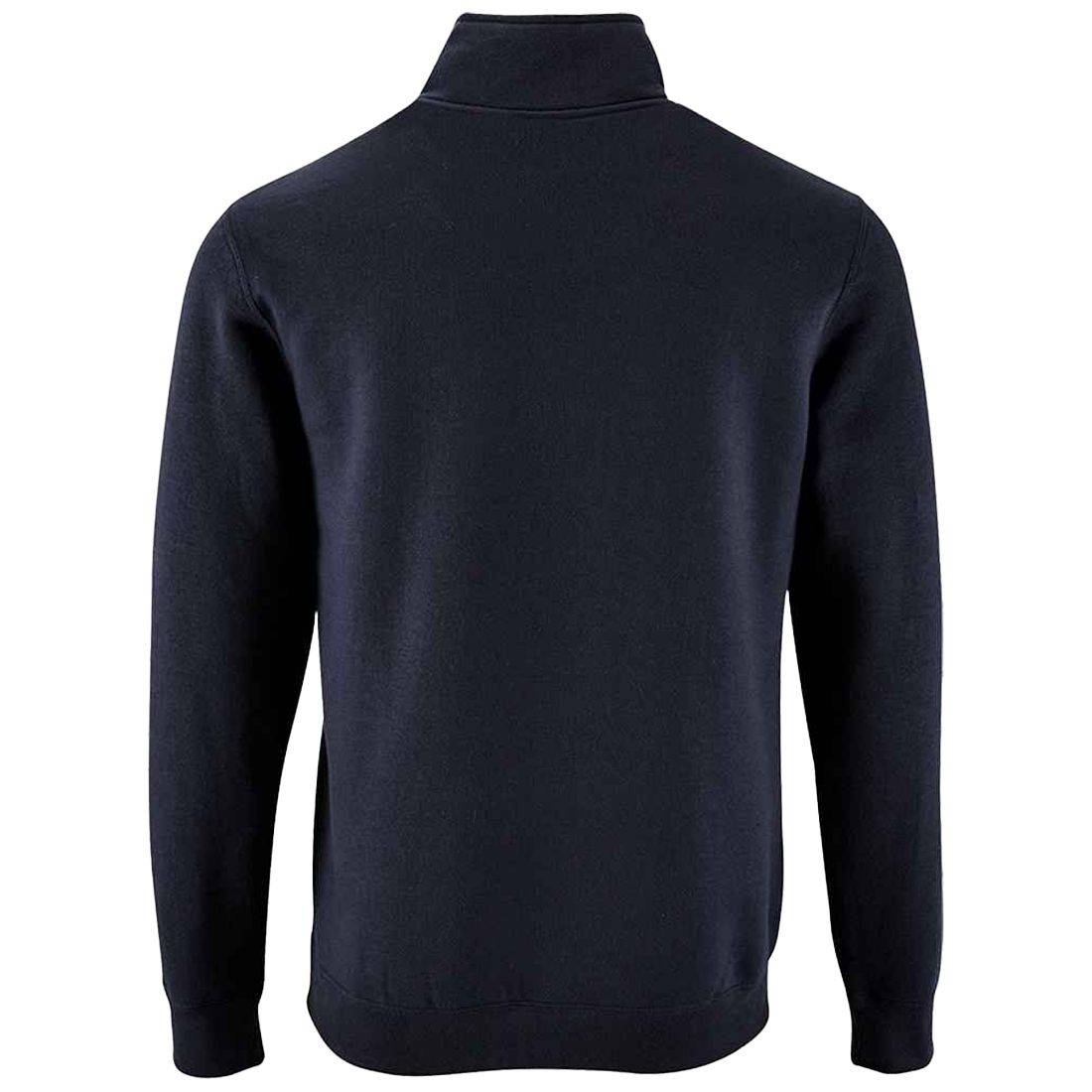 Stehkragen-Pullover mit Viertelreißverschluss