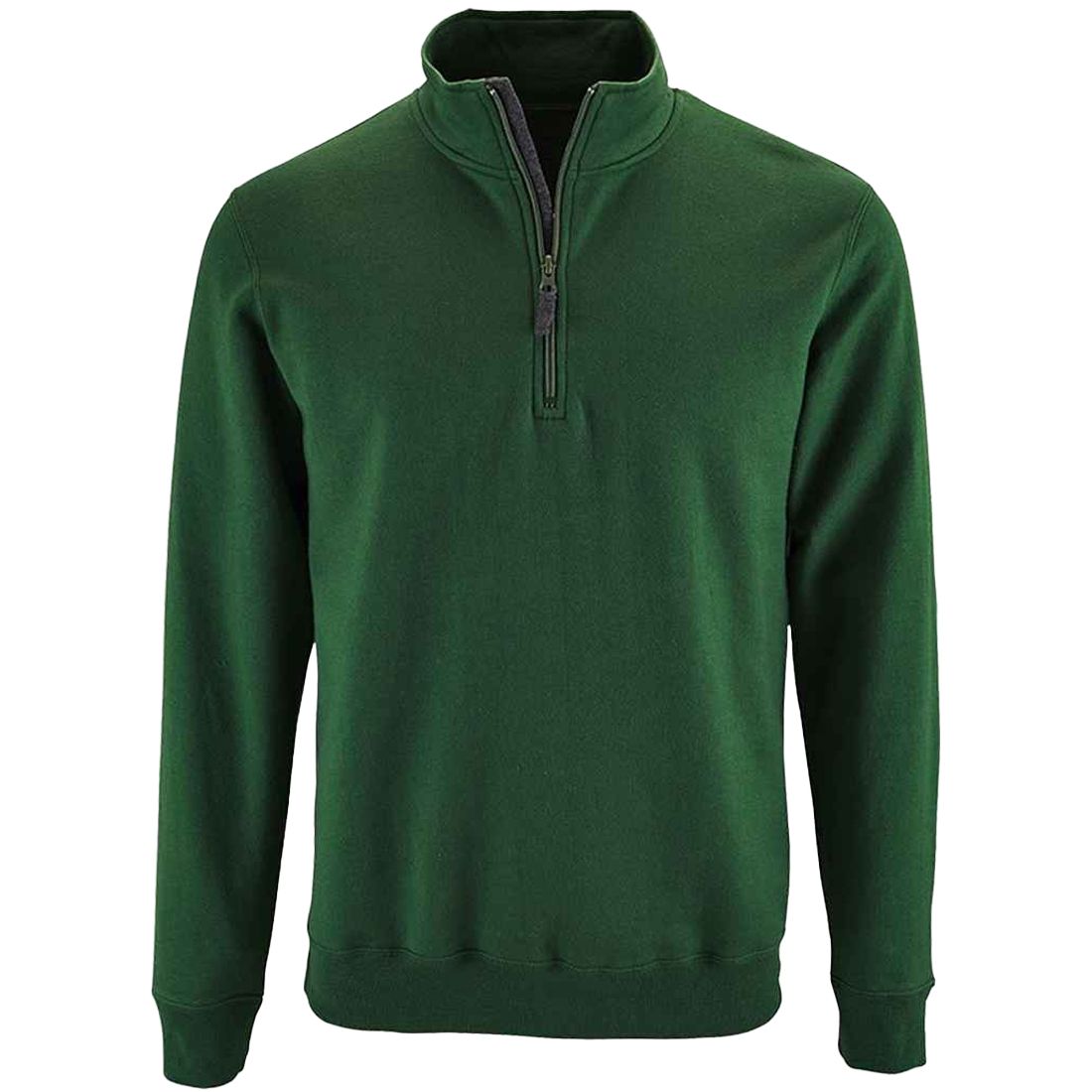 Sweatshirt mit halbem Reißverschluss