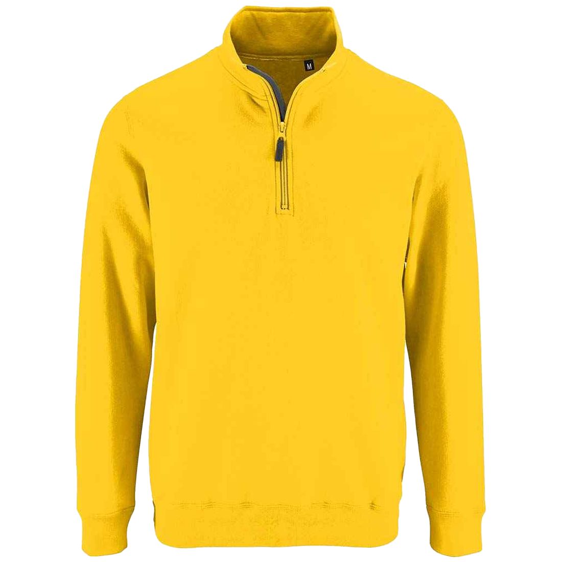 Sweatshirt mit Viertelreißverschluss und Stehkragen