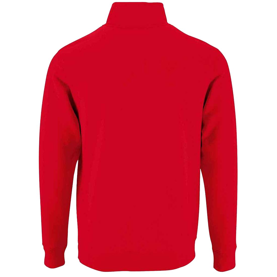 Klassisches Sweatshirt mit Viertel-Reißverschluss