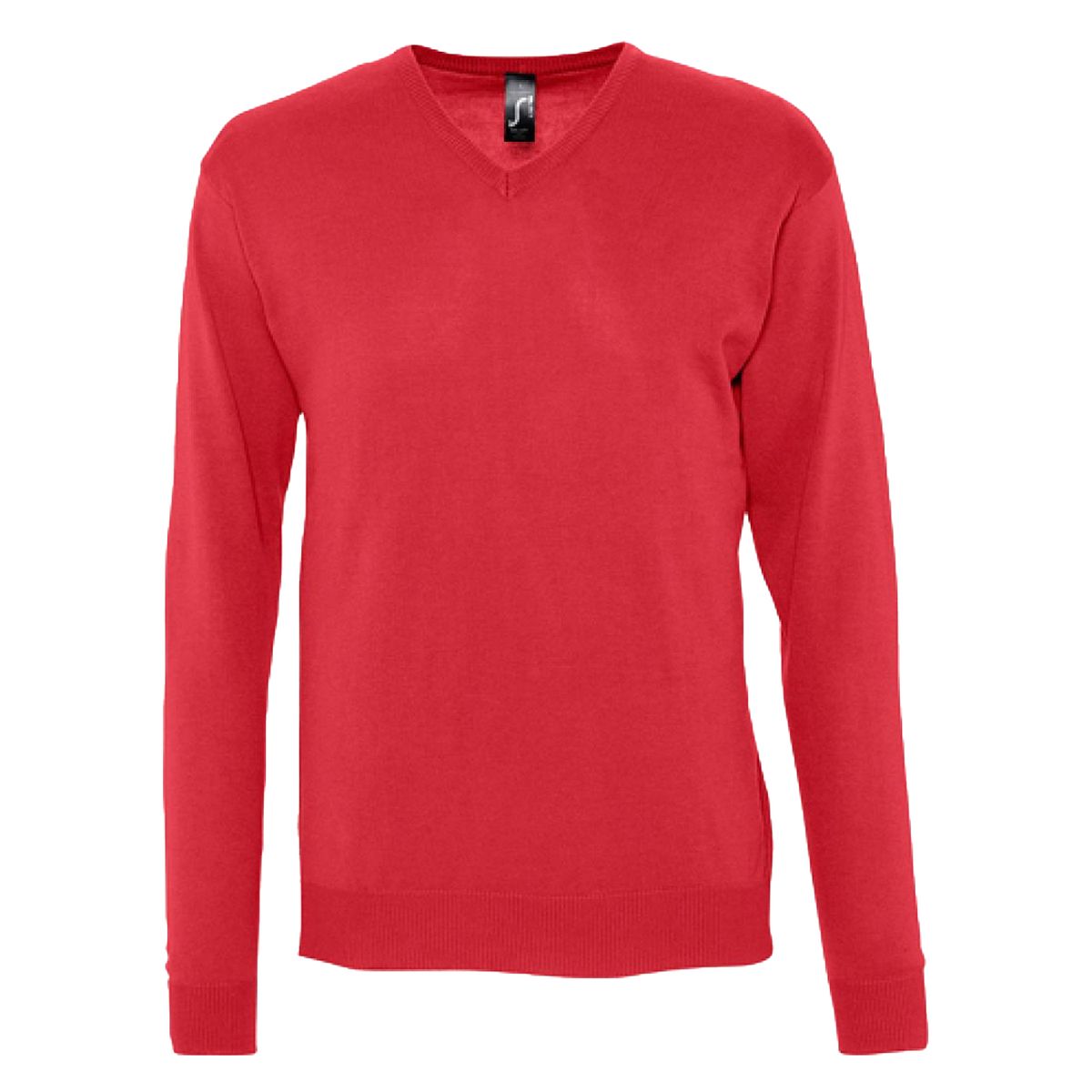 Essenzieller Strickpullover mit V-Ausschnitt