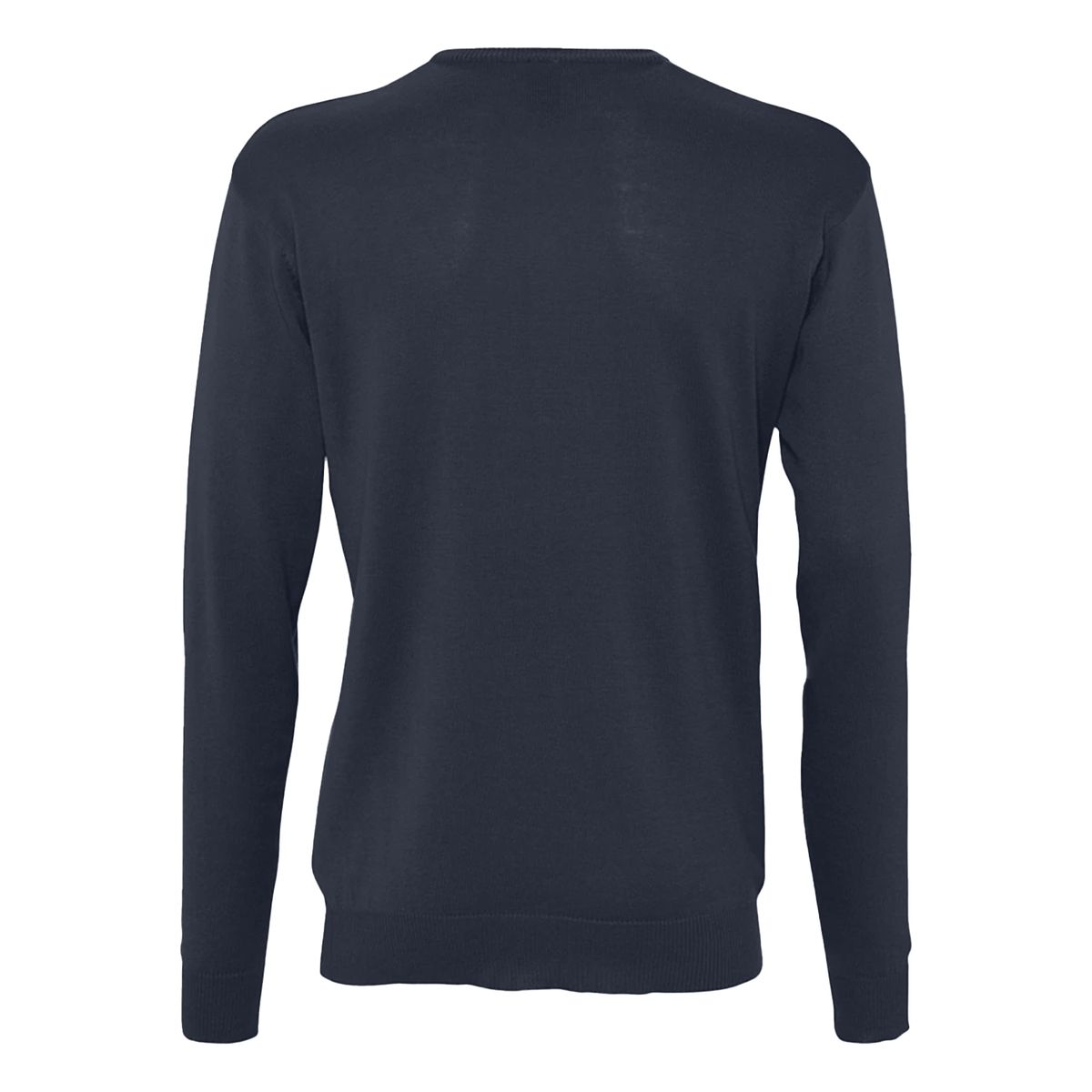 Klassischer Strickpullover mit V-Ausschnitt