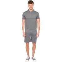 Set aus Zip-Polo und Shorts