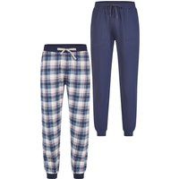 Gemütliche Karo- und Uni-Pyjamahosen