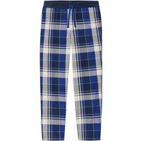 Klassische karierte Baumwoll-Loungehose