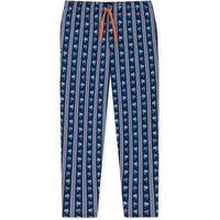 Gestreifte Loungehose mit Palmenmuster