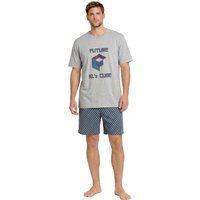 Kurzärmeliges Baumwoll-Pyjama-Set