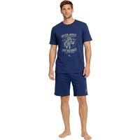 Baumwoll-Pyjama-Set mit Astronauten-Grafik