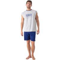 Ärmelloses Grafik-Pyjama-Set mit Shorts