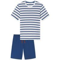 Gestreiftes Pyjama-Set aus Baumwolle