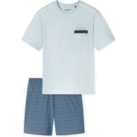 Zweiteiliges Schlafanzug-Set mit geometrischem Muster