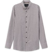 Modernes Karohemd mit Button-Down-Kragen