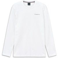 Minimalistisches Langarmsweatshirt aus Baumwolle