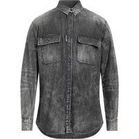 Verwaschenes Denim-Hemd mit Pattentaschen