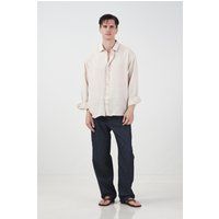 Oversized Button-Down aus Modal-Mix