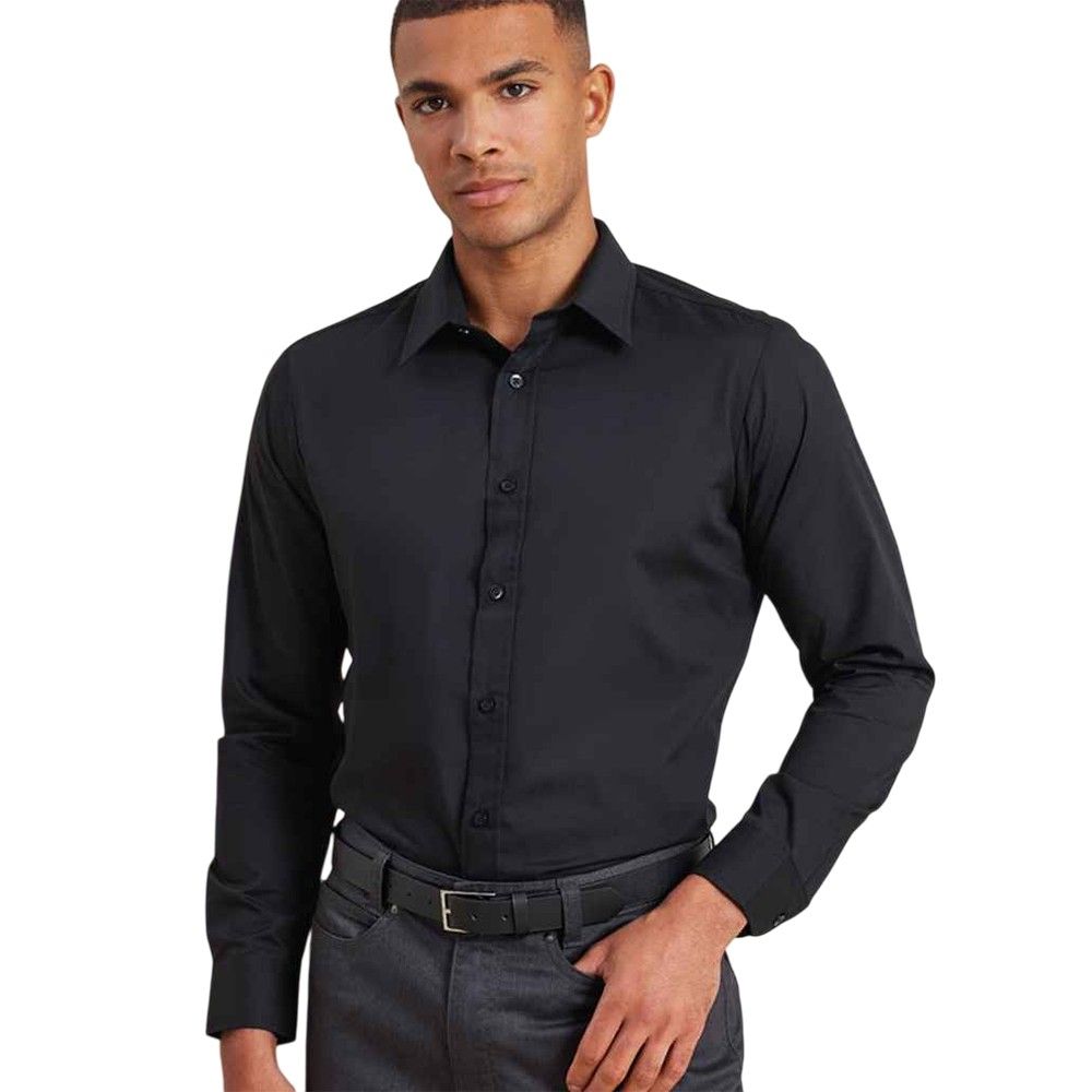 Klassisches Slim-Fit Popeline-Hemd