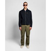 Strukturiertes Overshirt mit Reißverschluss