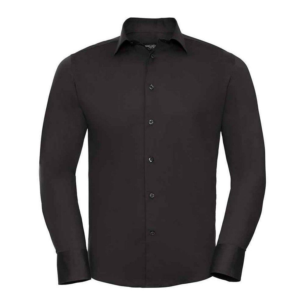 Stretch-Baumwollhemd Slim Fit