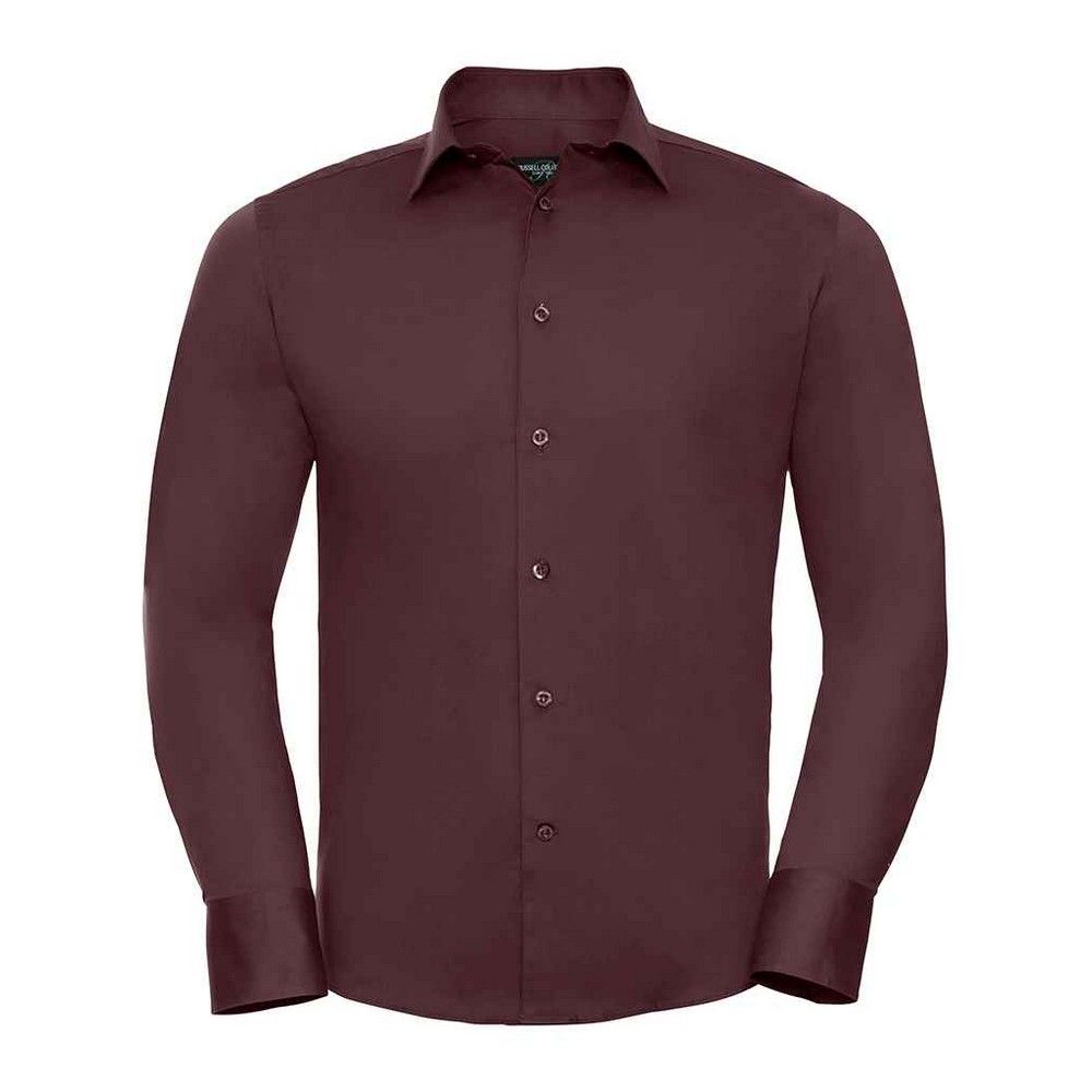 Modernes Slim-Fit Stretch-Hemd