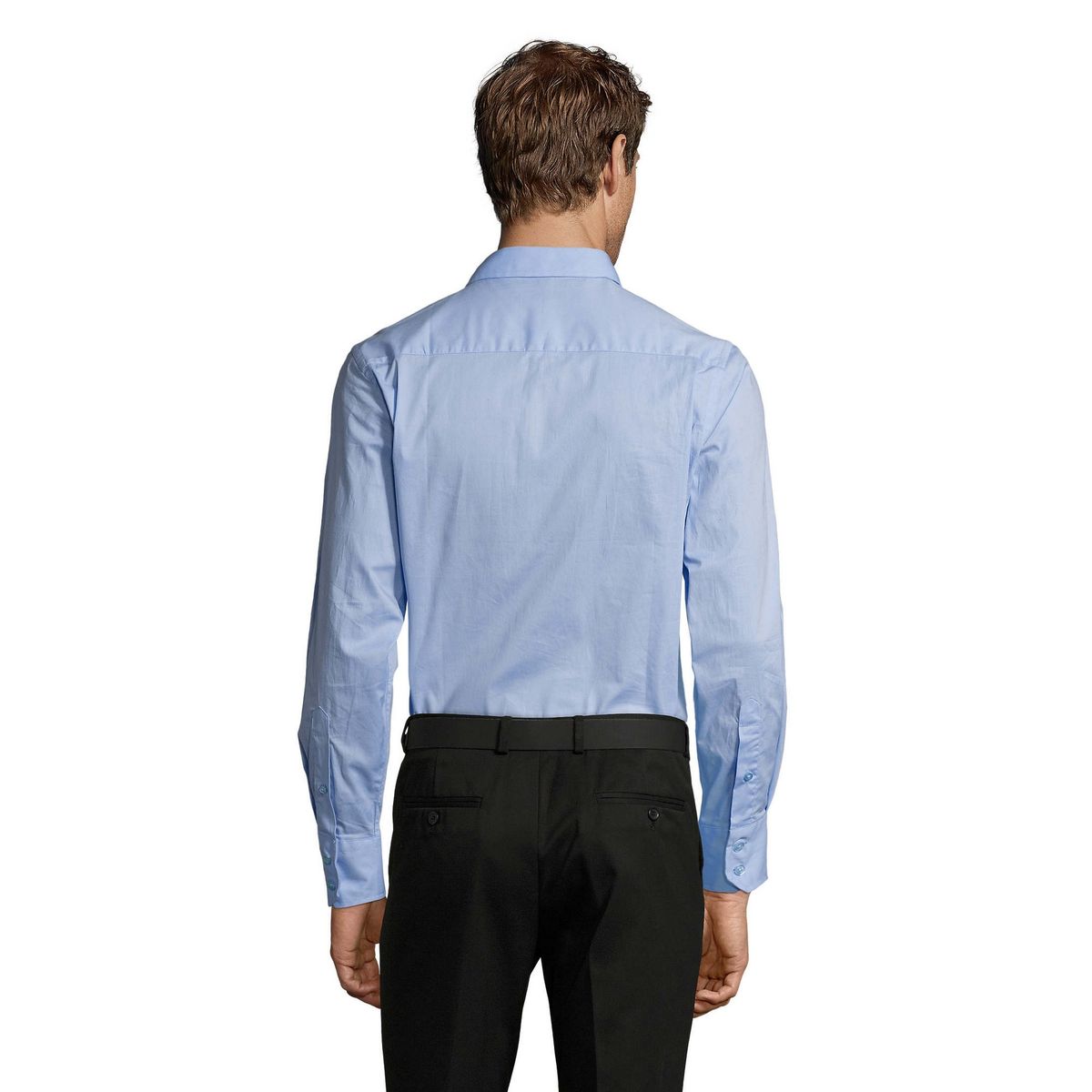Slim-Fit Hemd aus Stretch-Popeline
