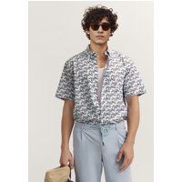 Gemustertes Sommerhemd im Modern Fit