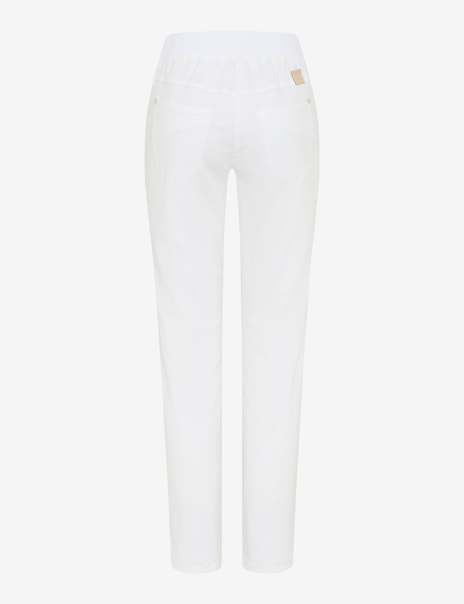 RAPHAELA BY BRAX Jeanshose Panima, Gummibund, für Damen, weiß, 36