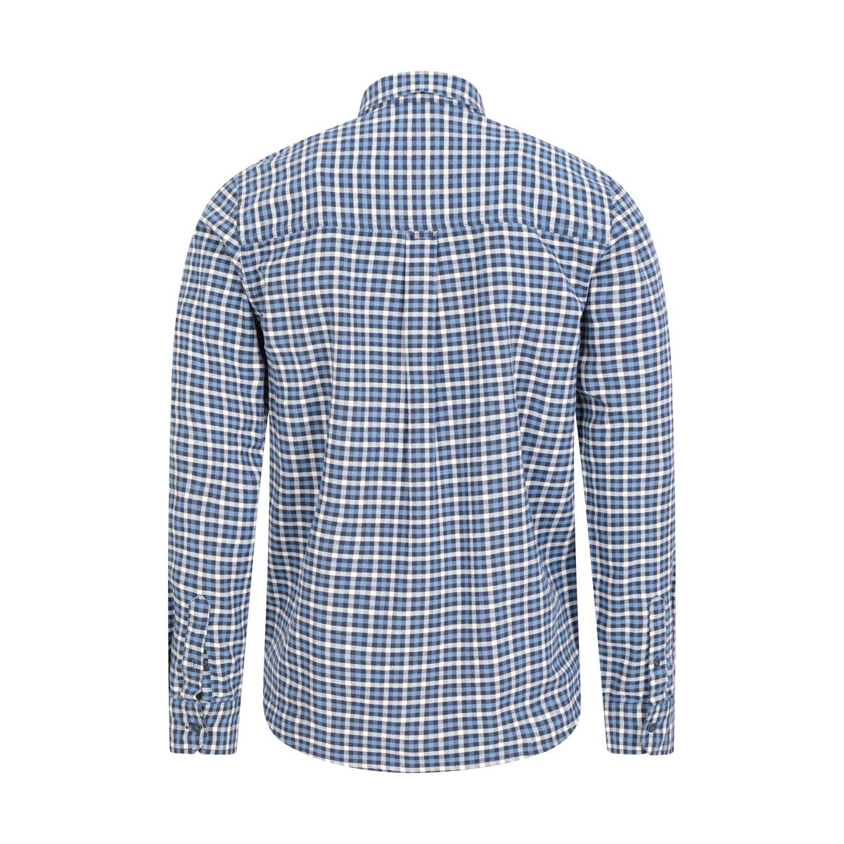 Kariertes Button-Down-Hemd aus Bio-Baumwolle