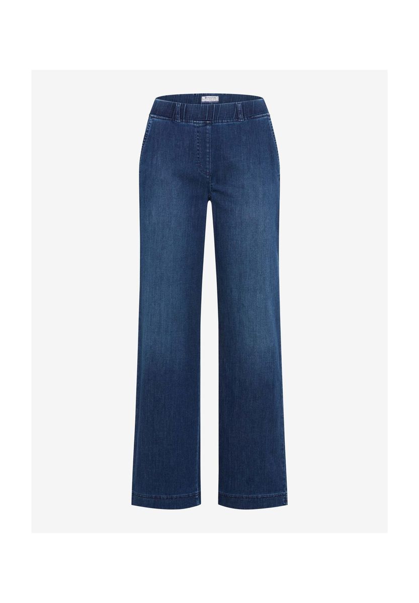 Weit geschnittene Cropped Jeanshose