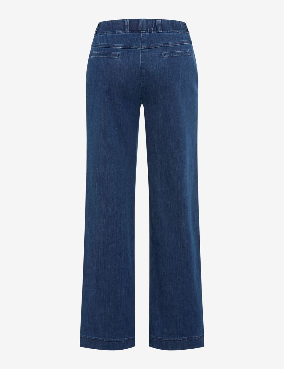 Weit geschnittene Cropped Jeanshose