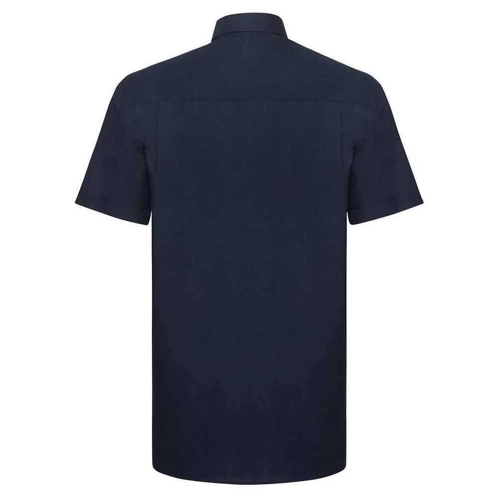 Kurzärmeliges Oxford-Button-Down-Hemd