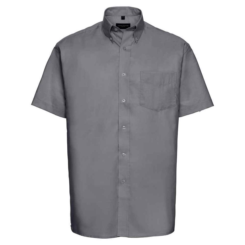 Kurzarm-Oxfordhemd mit Button-Down-Kragen