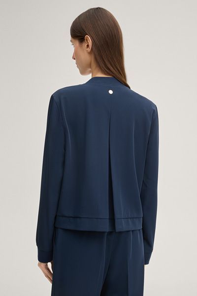 Joop! Junipa Navy Blouson Jacke mit Jacquard-Besatz